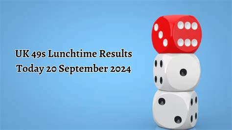 bbc lottery results|UK49s Lunchtime Lottery Results For September 04, 2021.